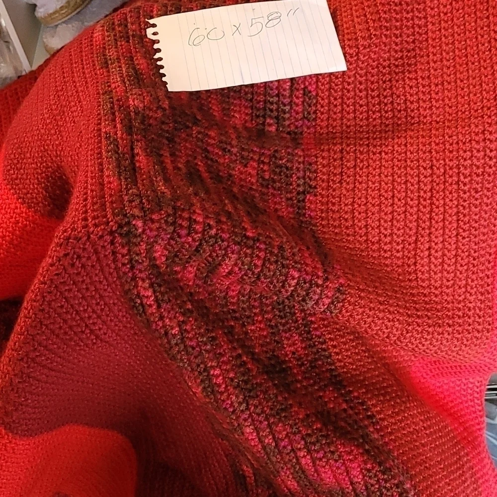 Hand Crafted Crocheted Quilt